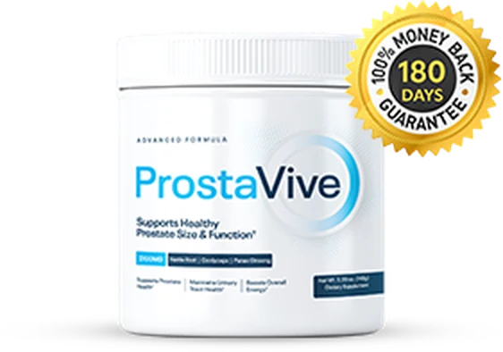 One ProstaVive tub with the 180 days money back guarantee seal, the 30-day starter package